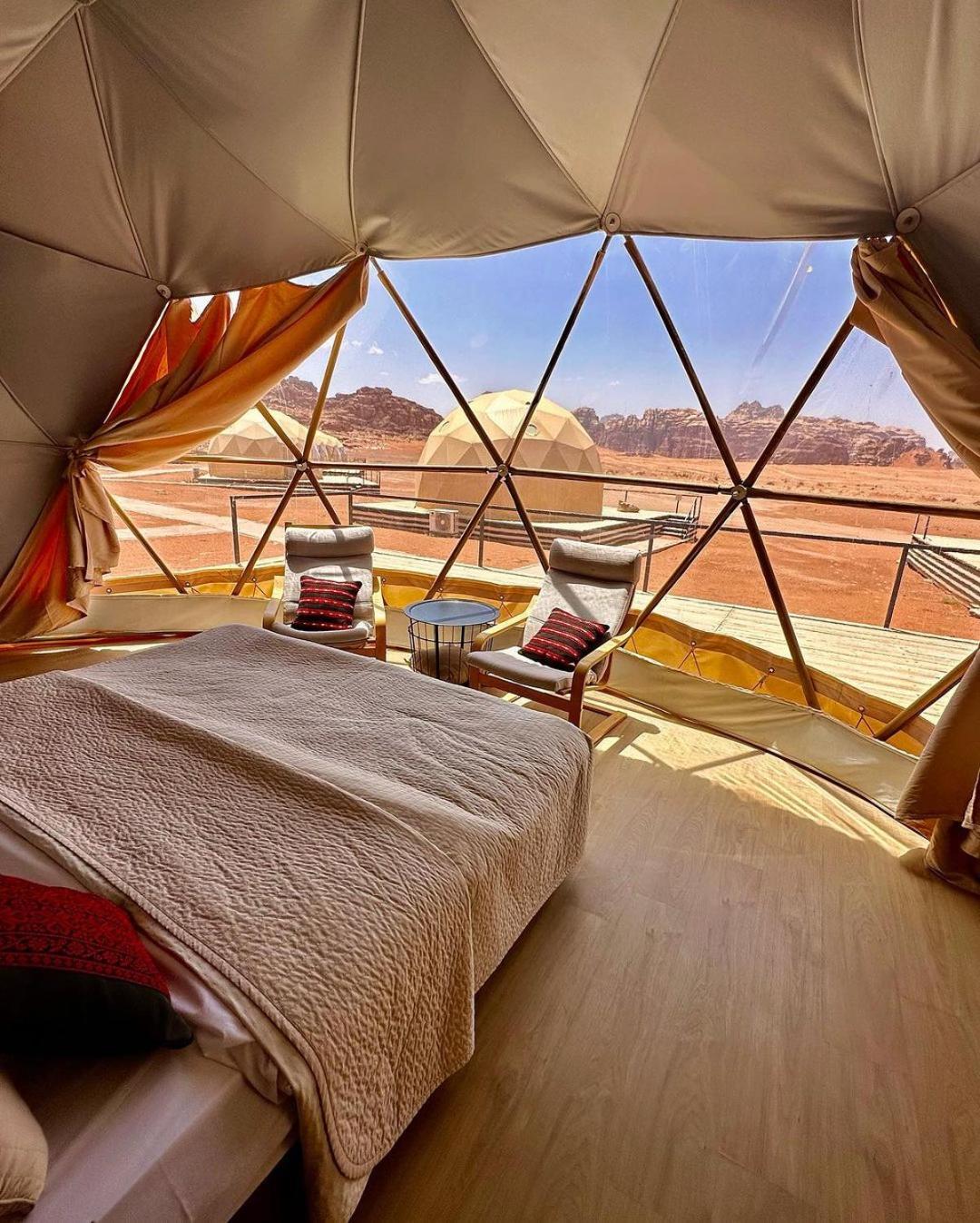 Wadi Rum Sunset Camp Eksteriør billede