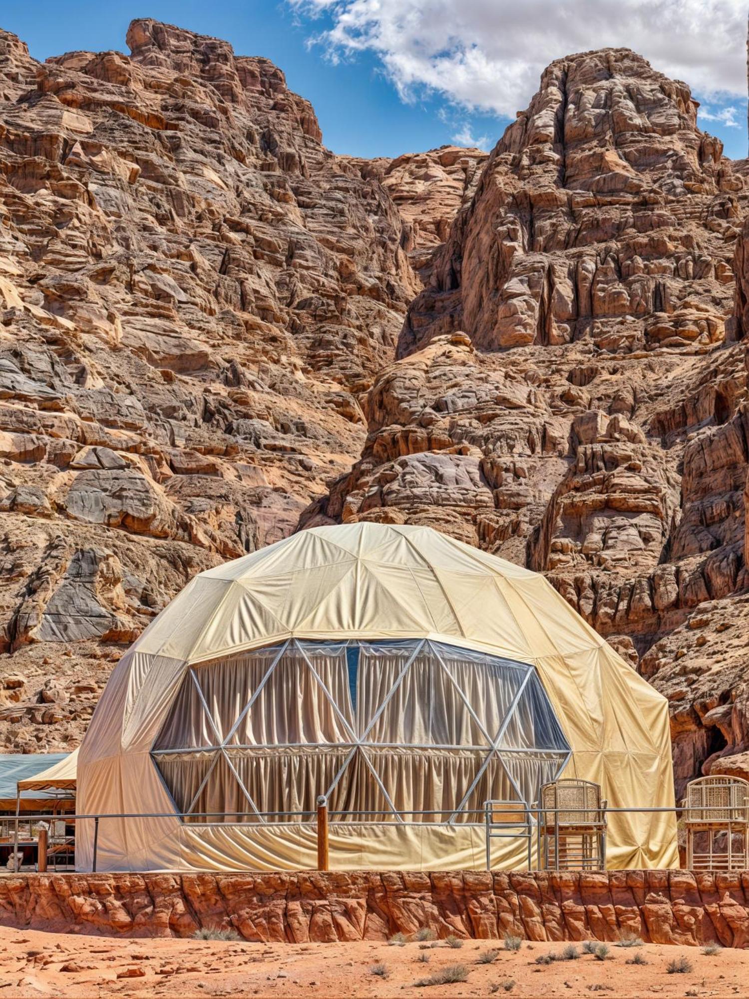 Wadi Rum Sunset Camp Eksteriør billede