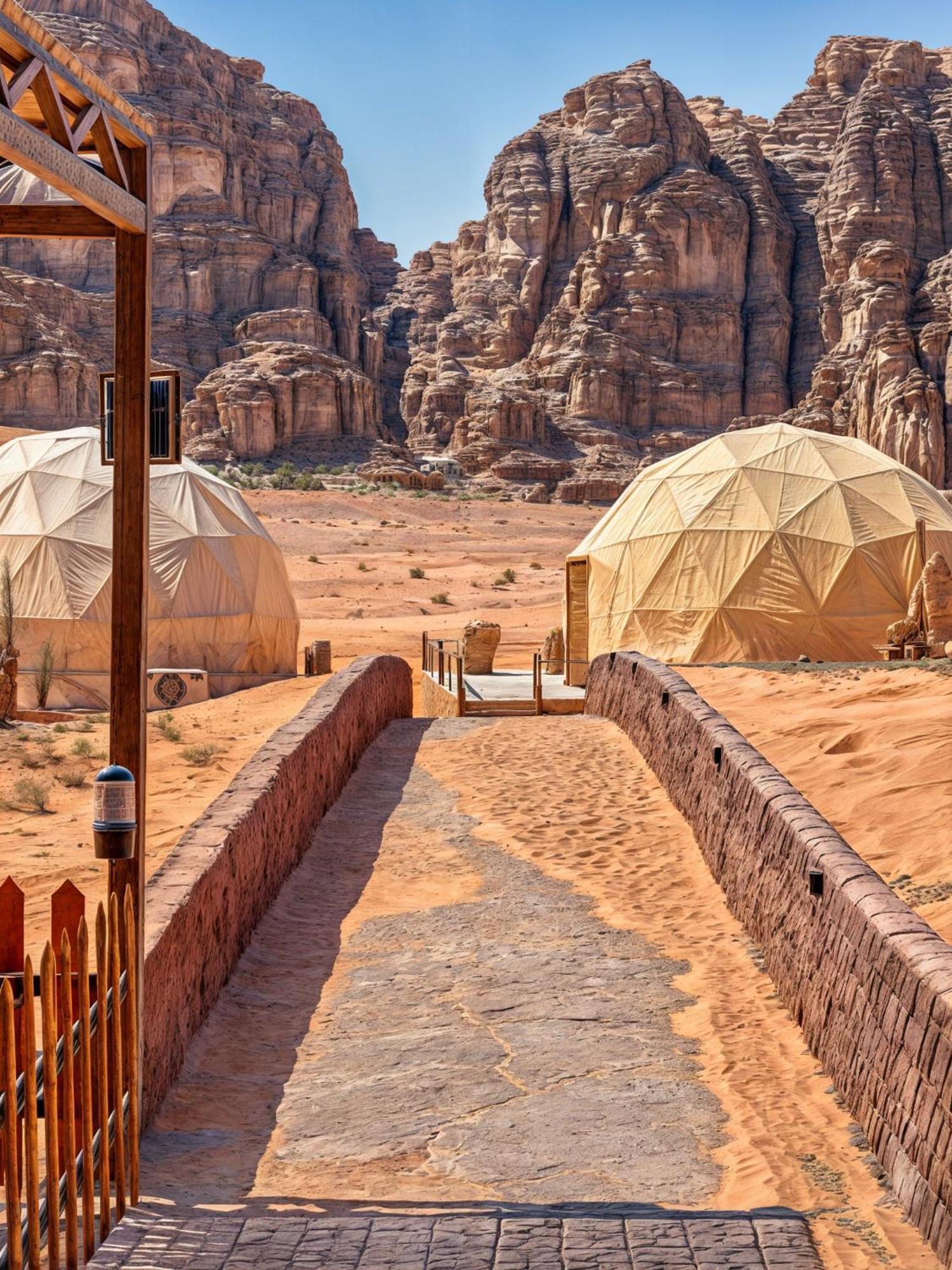 Wadi Rum Sunset Camp Eksteriør billede