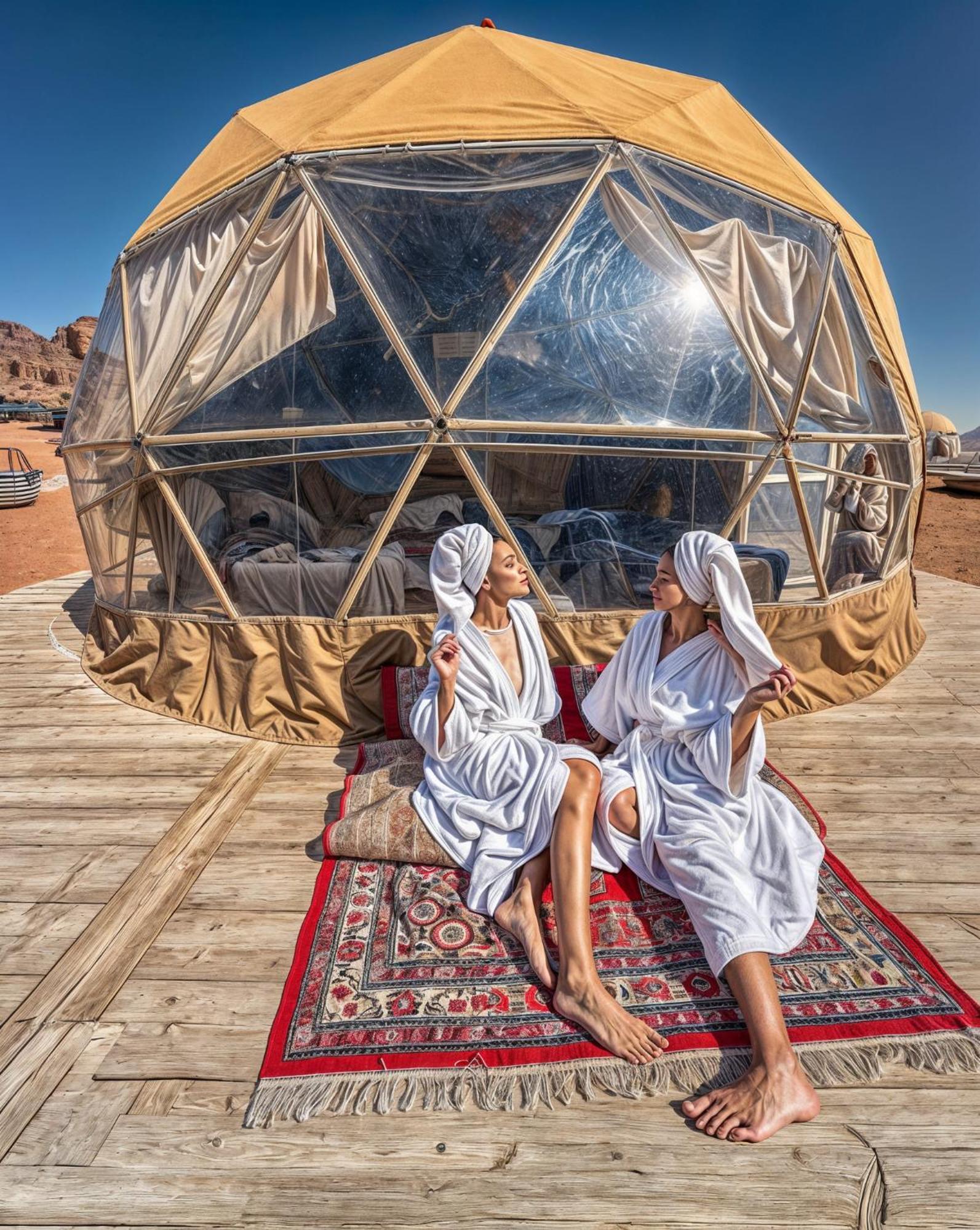 Wadi Rum Sunset Camp Eksteriør billede